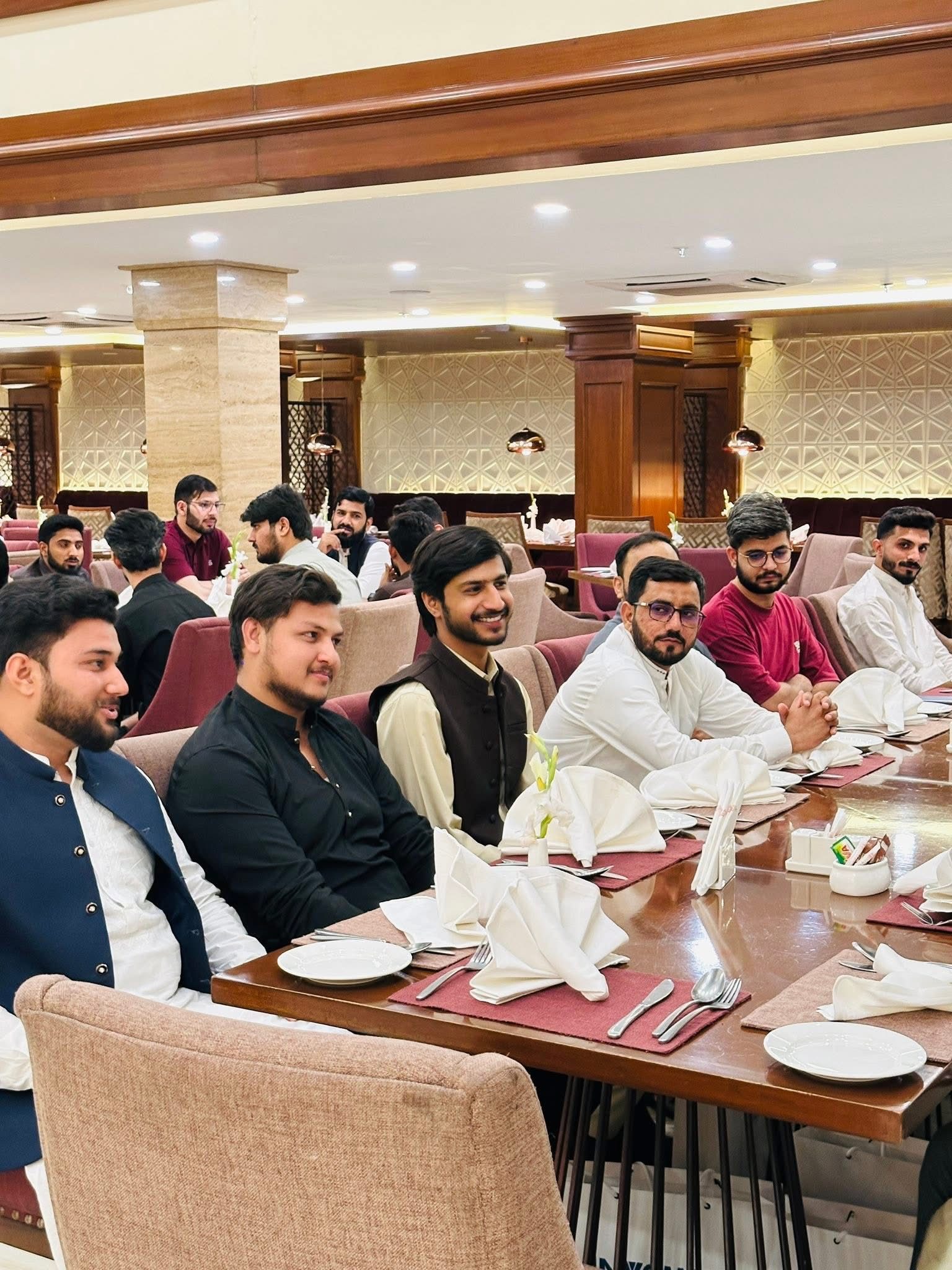 Invomize team at a Ramadan Suhoor dinner